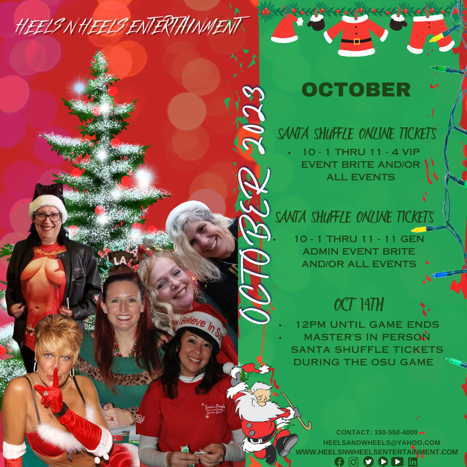 Heels n wheels christmas flyer 