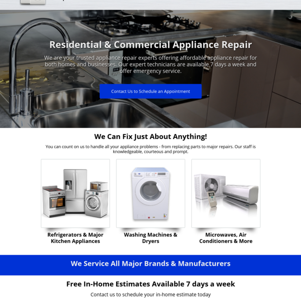 Appliance repair 2