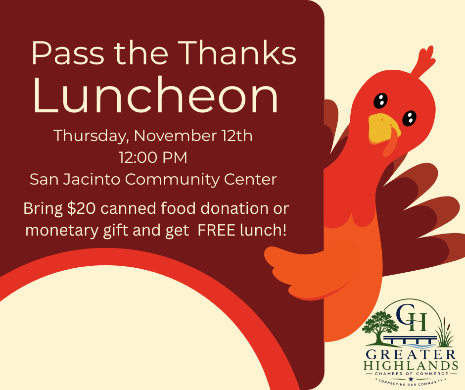 Pass the thanks luncheon