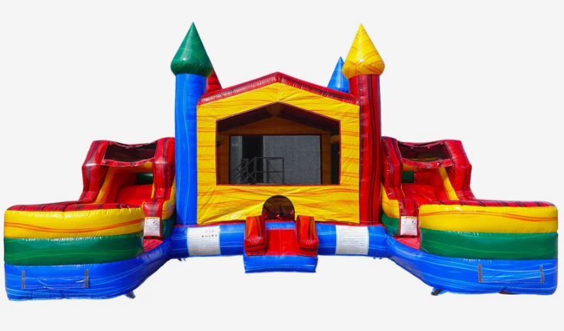 Marble bounce slide combo wet dry