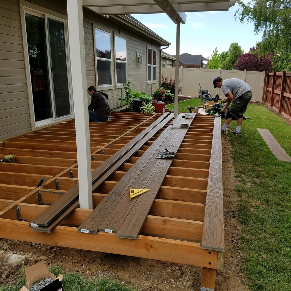 Building a deck in eagle id