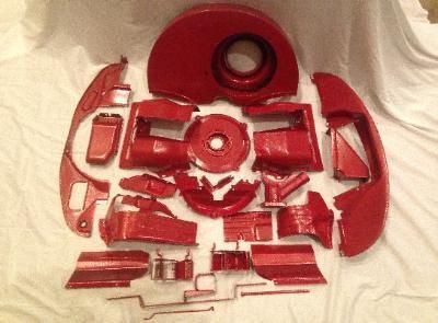 Blood red hammertone