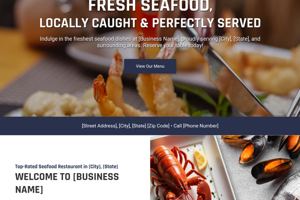 Seafood restaurant