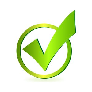 Green check mark circle