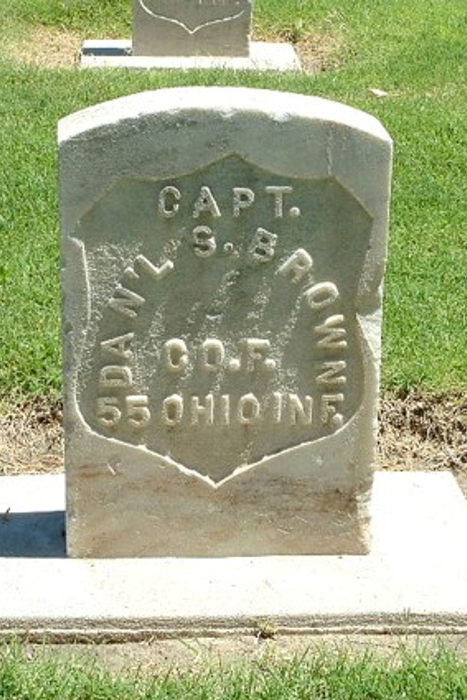 Headstone   daniel s. brown