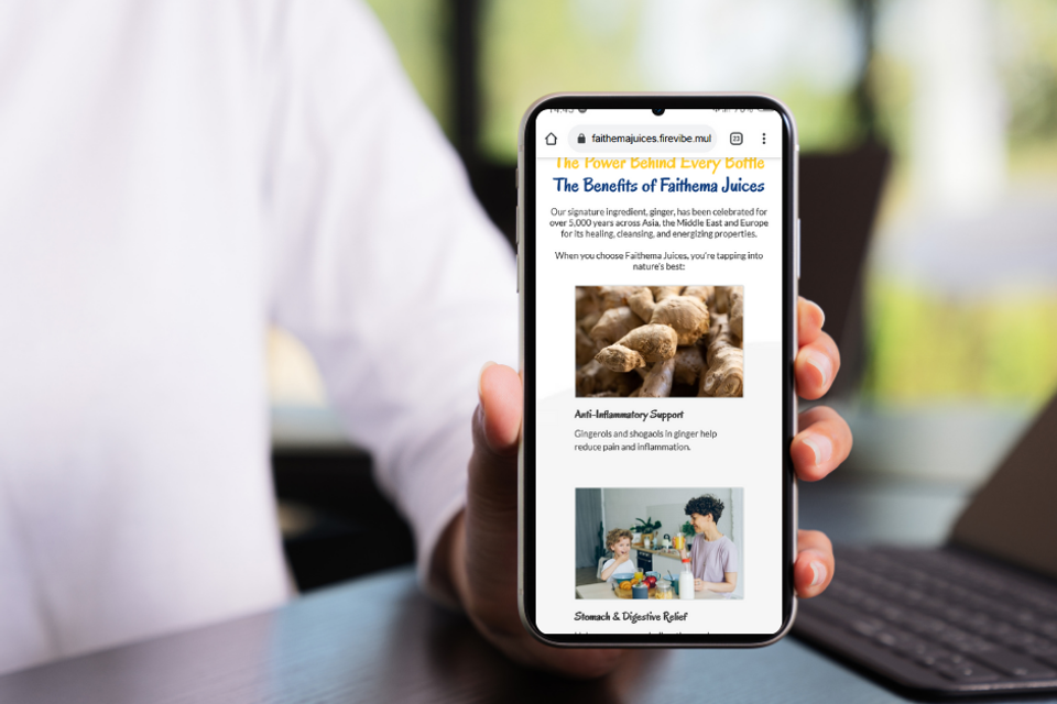 Faithema juices mobile