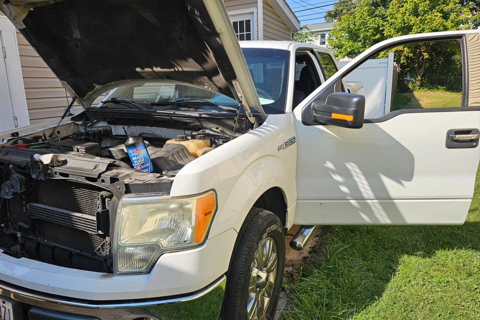 White ford f150