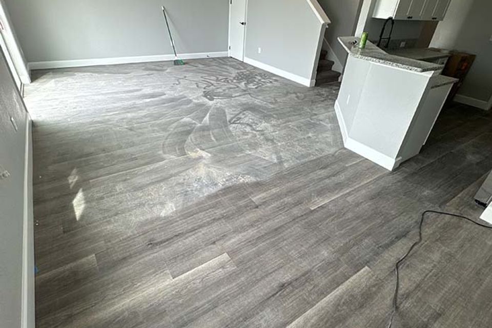 New construction clean before