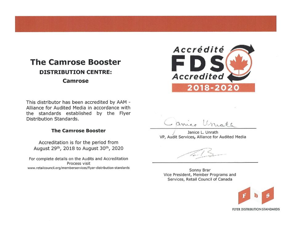 Accreditation certificate fds