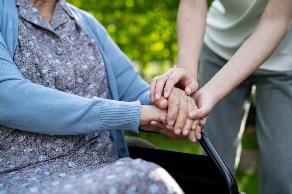An image representing family support and web design for in-home assistance services.