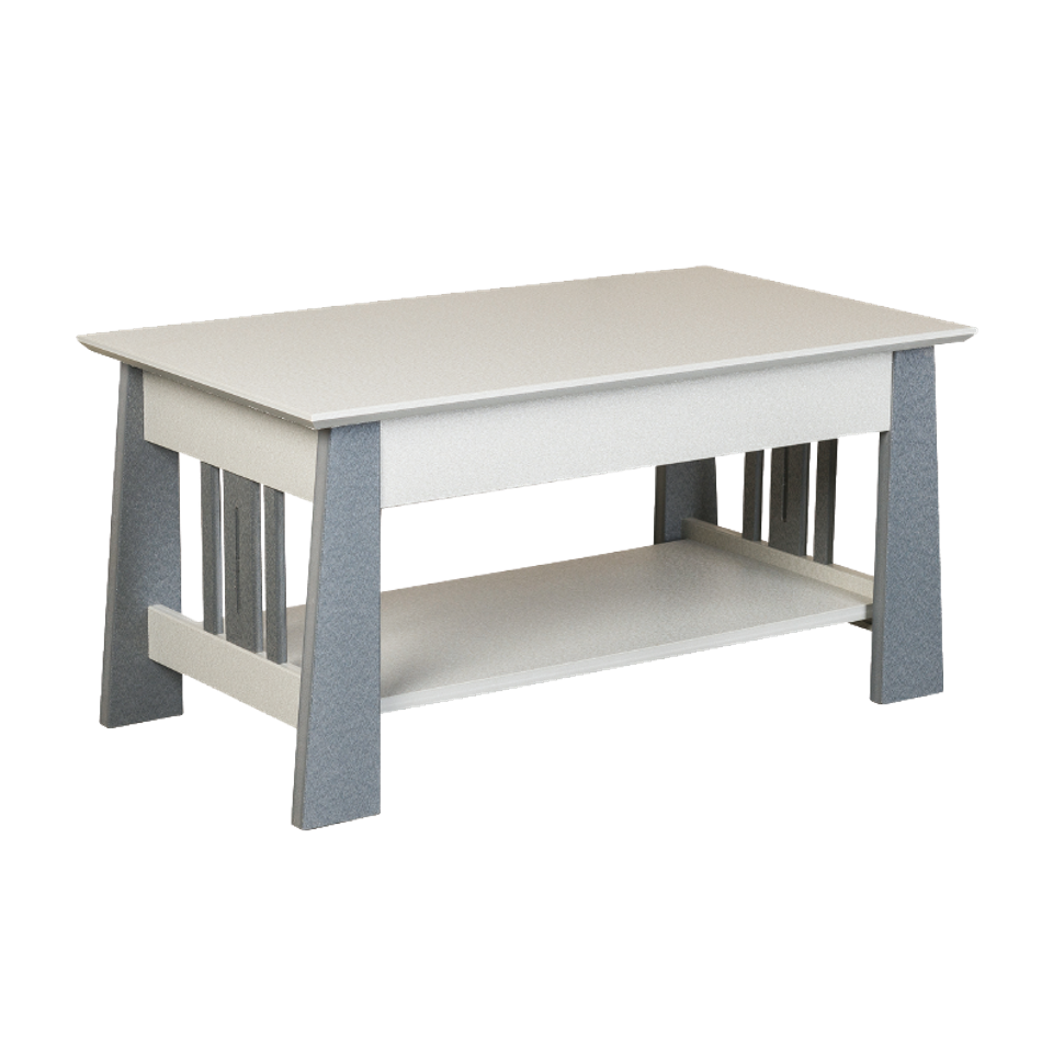 Mdo mission coffee table with slats