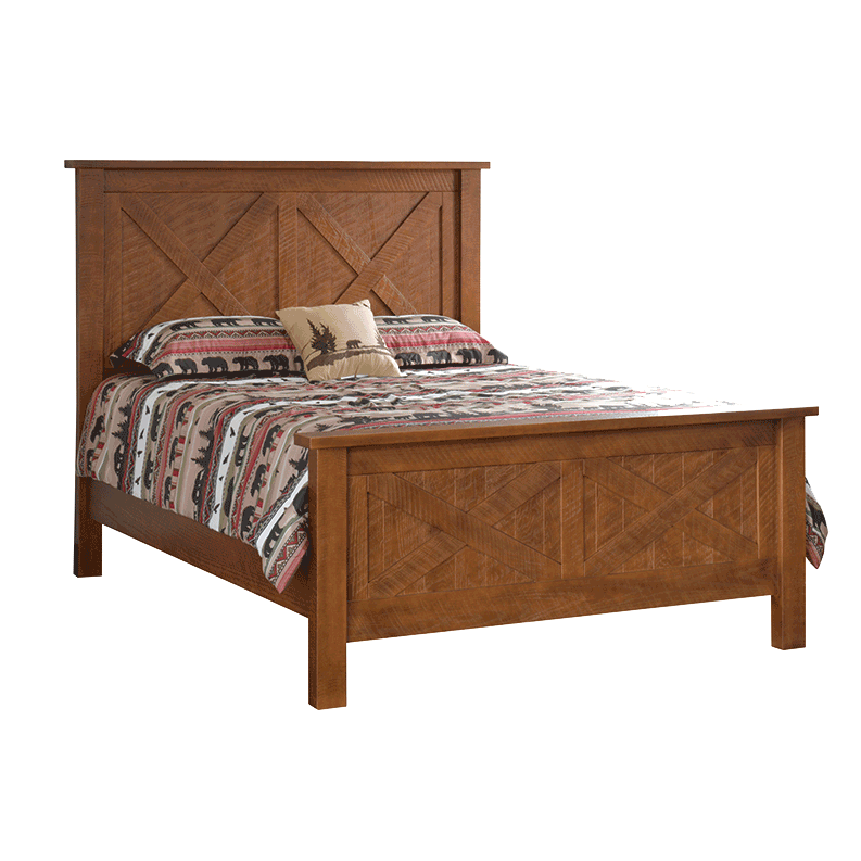 Trf timber lake rustic bed