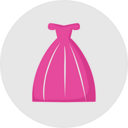 Wedding gown services icon v3