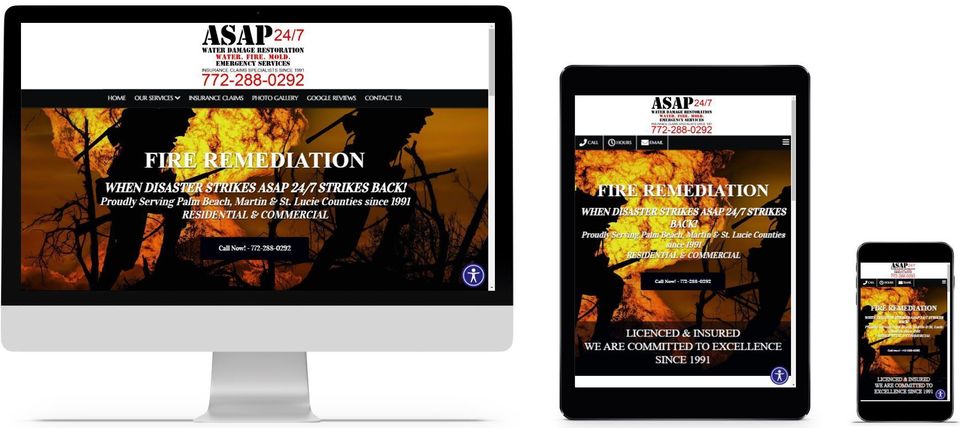 ASAP WATER DAMAGE RESTORATION WEBSITE