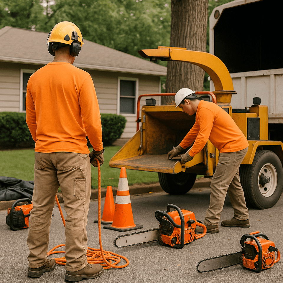 Tree removal process crew norcross ga
