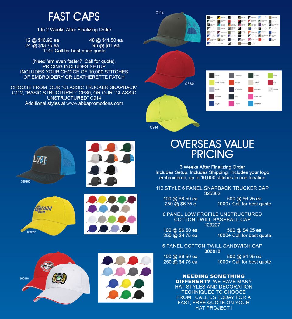 Hats   caps