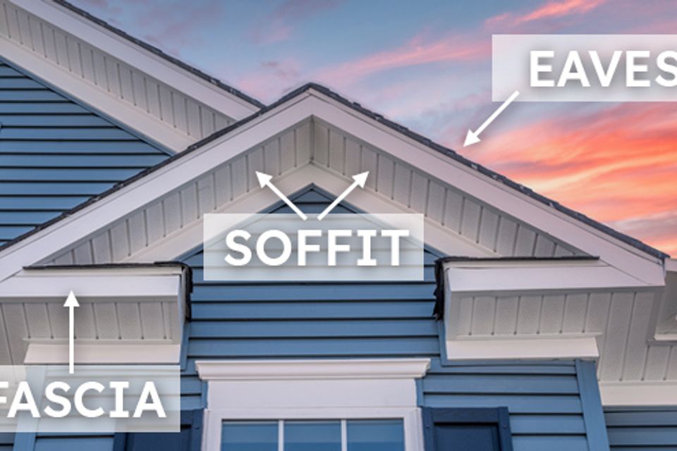 Soffit fascia roof eaves