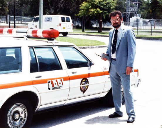 Dr straub and his car for museum