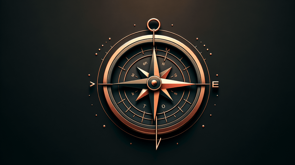 Compass signifying KPCopy's ability to help direct small purpose driven businesses 