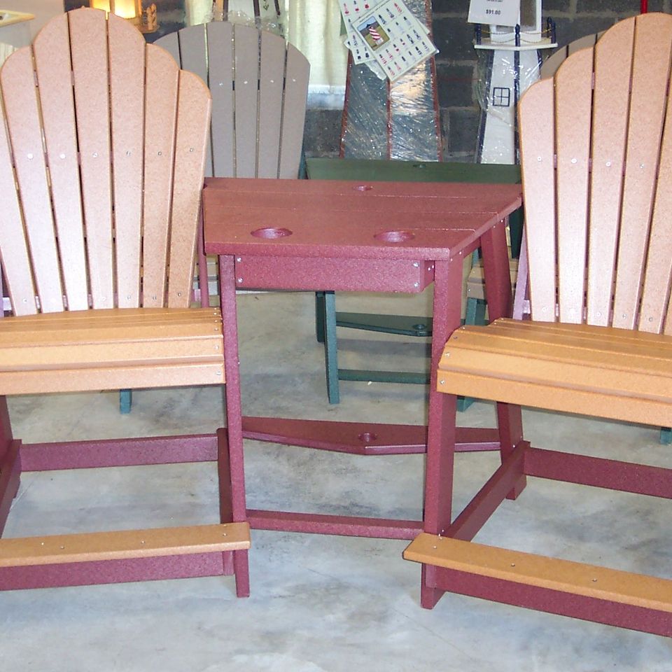 Cherry and cedar balcony settee