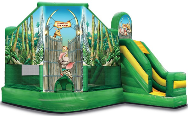 Jungle island bounce and slide