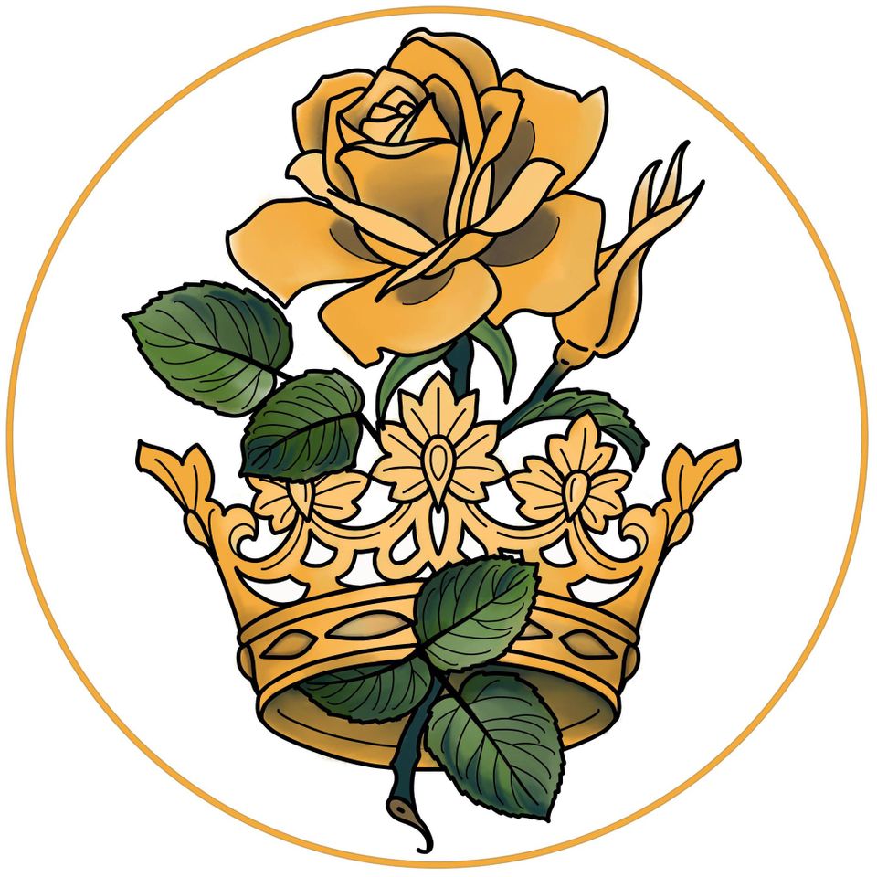 Rose   crown tattoo