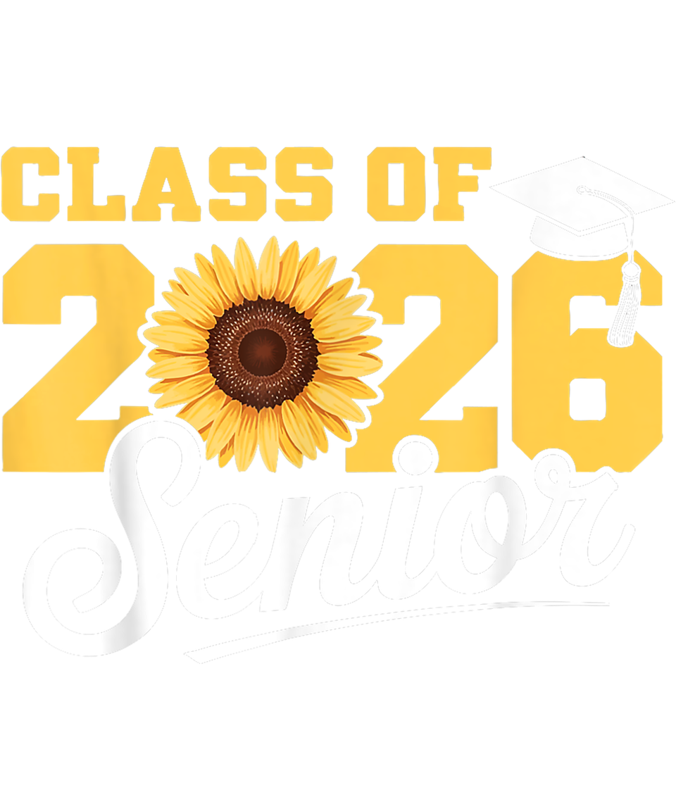 School   class of 2026 senior sunflower