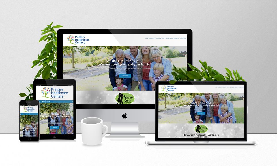 Phc website mockup