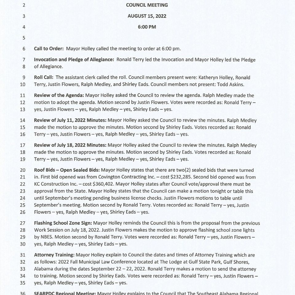 August 15  2022 council meeting page 1