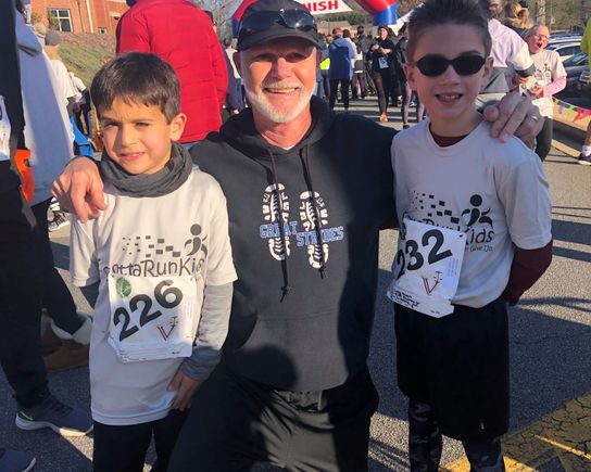 Greg with sam and locke