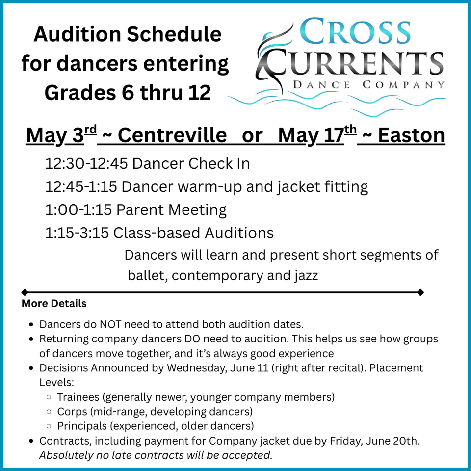 Auditions info older