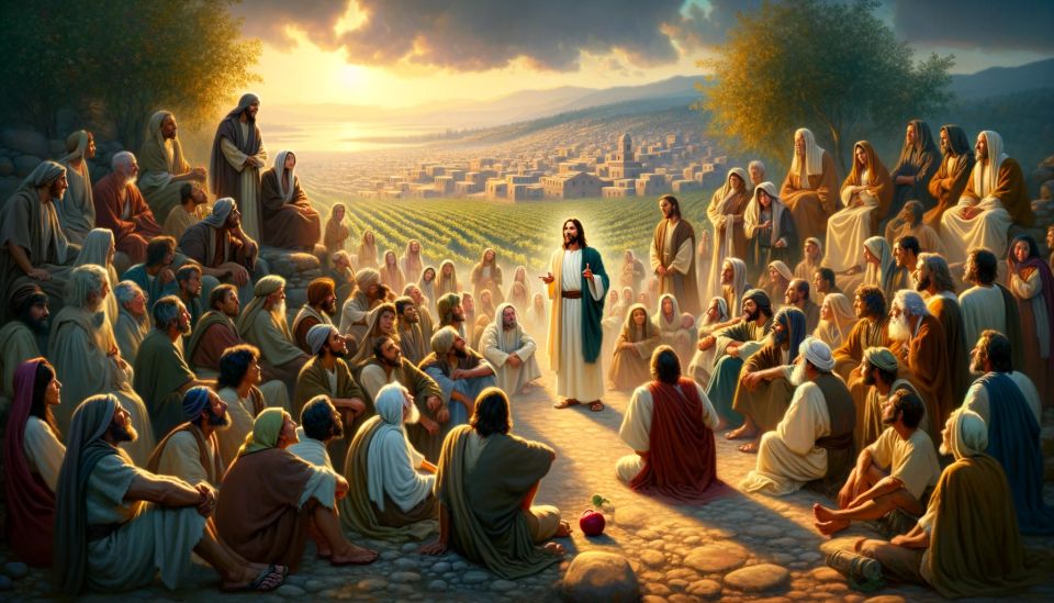 Jesus teaching