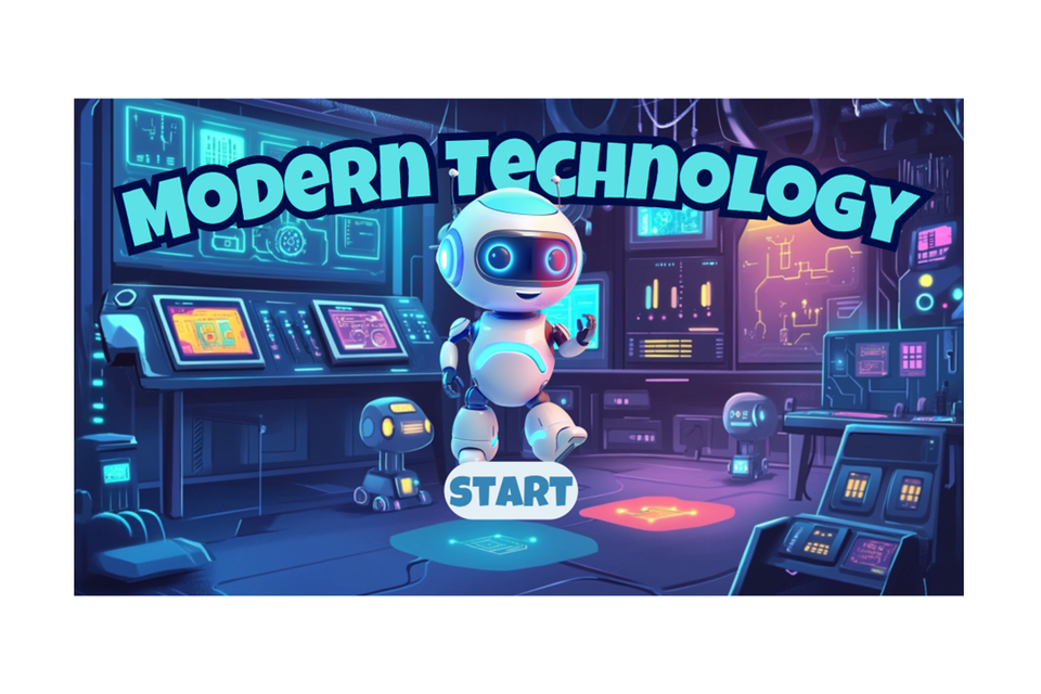 Modern technology   kids interactive quiz game