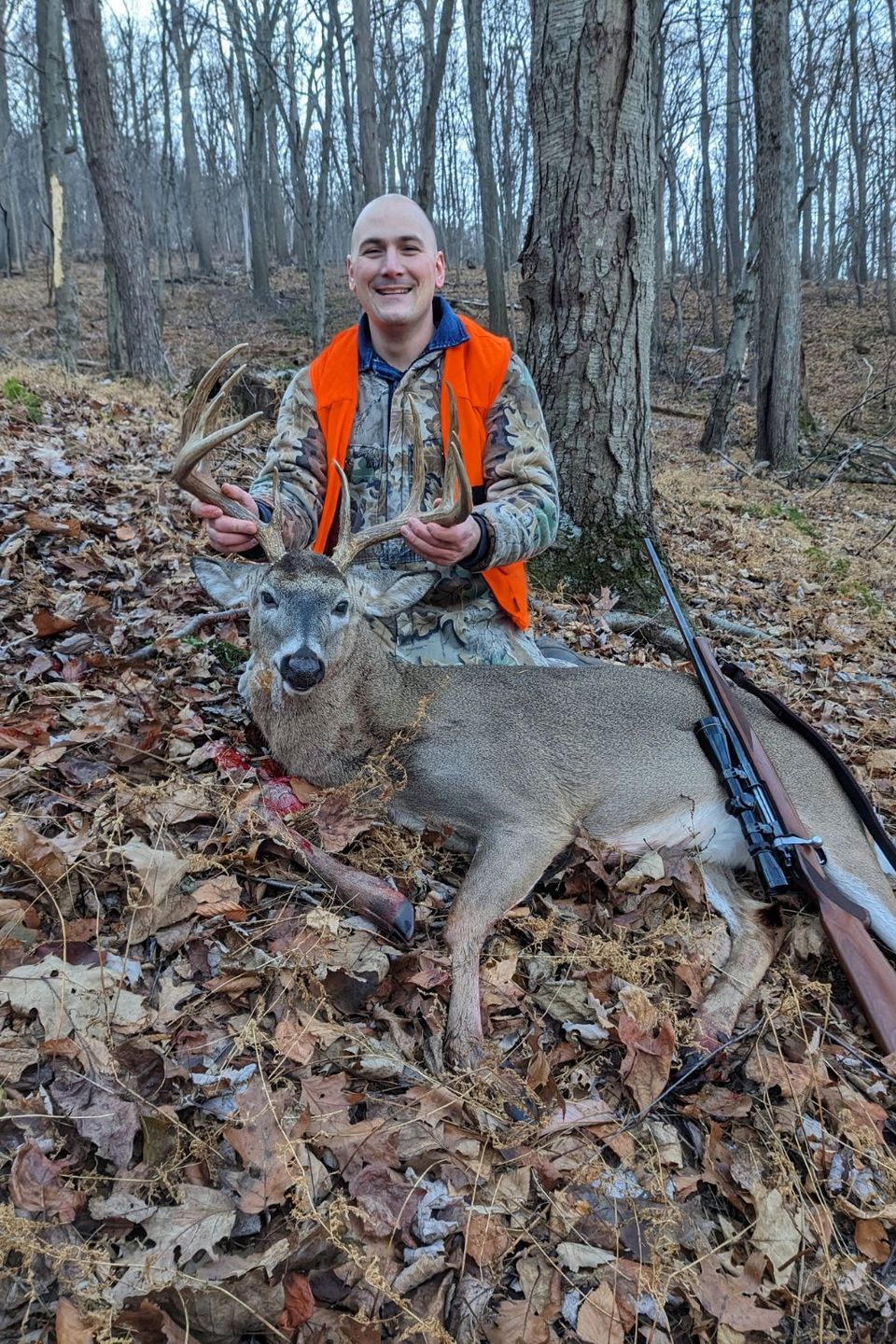 Troy Martin from Manheim harvested his 11-point buck in Perrry County