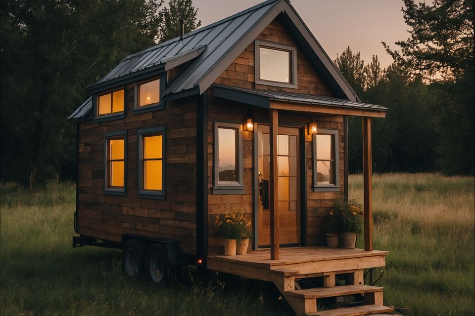 Trailer tiny home house