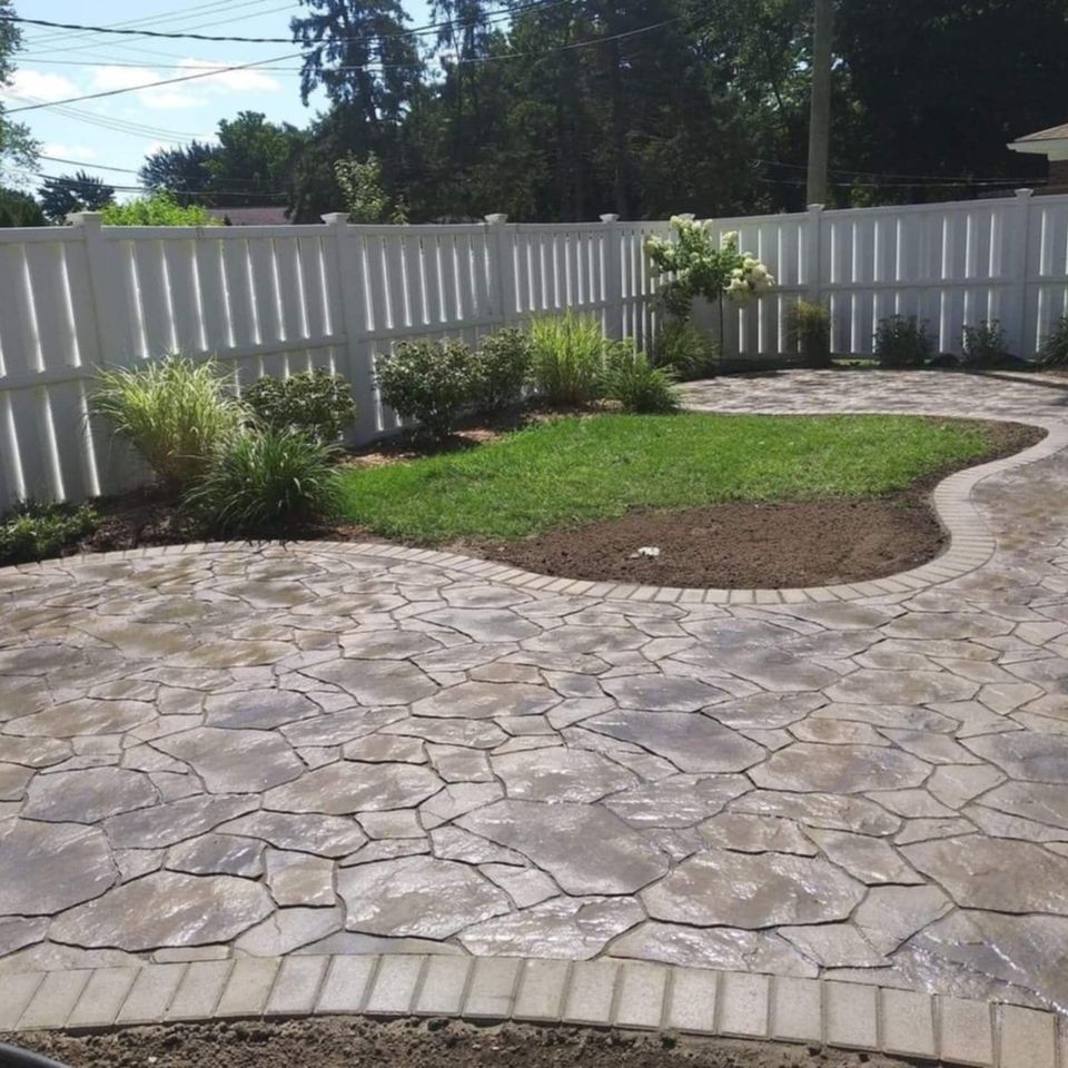 Patios, done by Vic's Landscaping