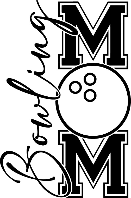 Bowling   bowling mom vertical blk