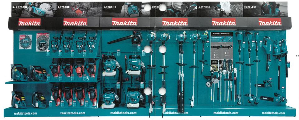 Makita display blue