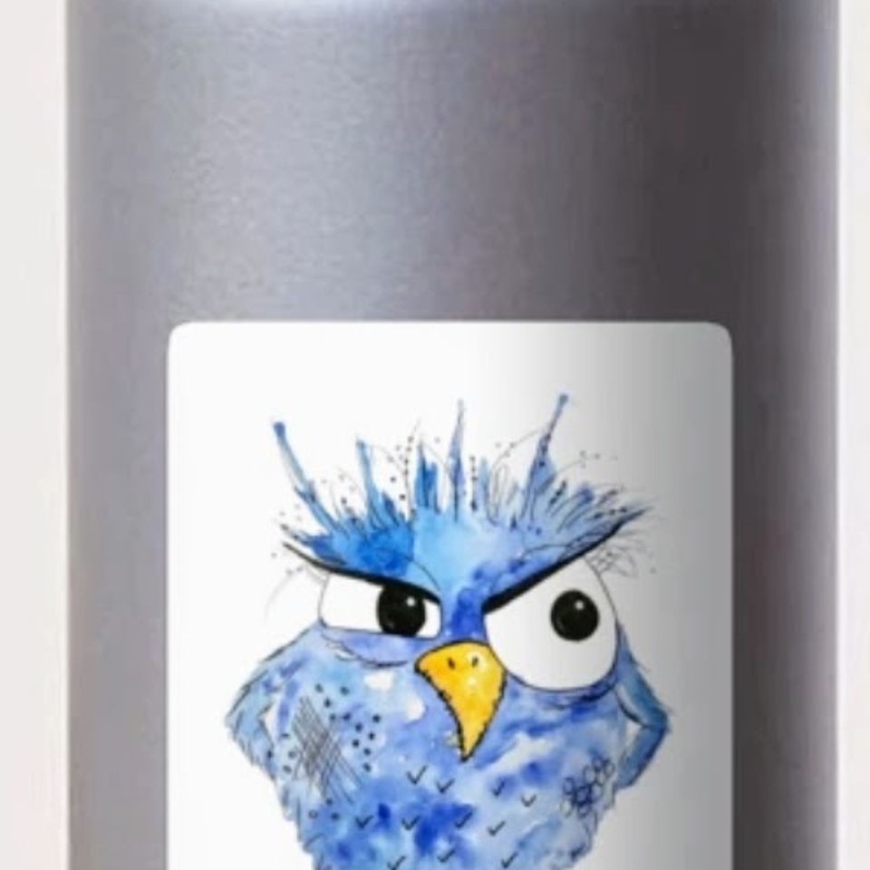 Attitude bird sticker
