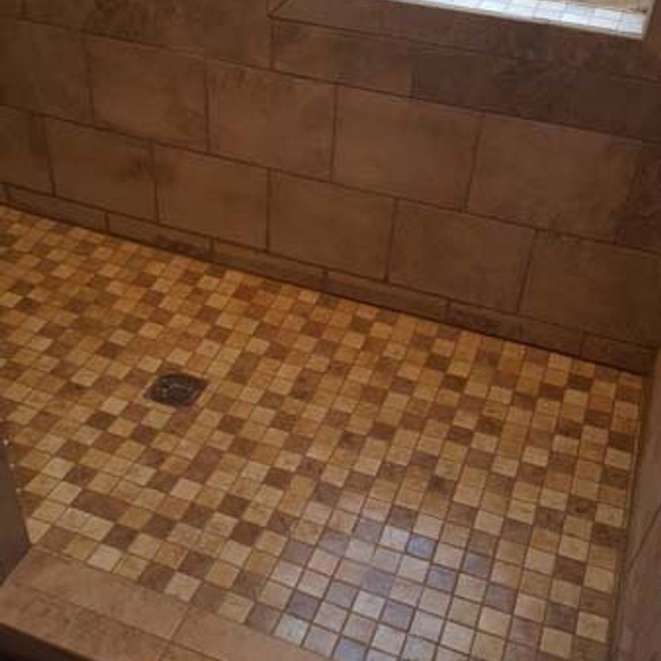 Bathroom floor