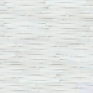 Cosmic white 3d wave stacked stone panels