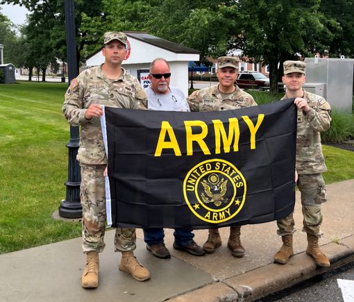 Mahoning Valley Republican Women's Club 2025 Flag Day Wave at Canfield Green