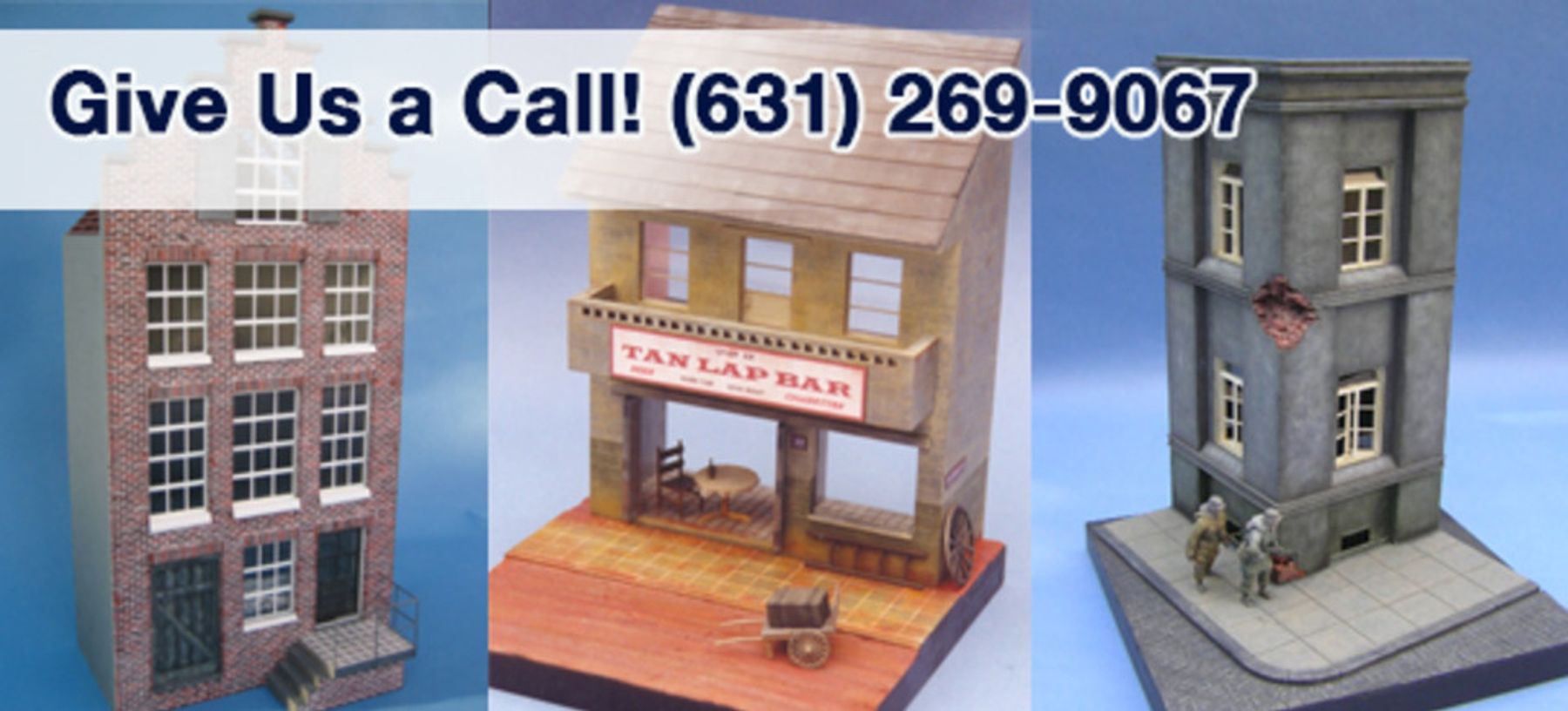 Plastic Model Kits, 1/35 Scale Plastic Building Parts, Hobby Rail System Parts