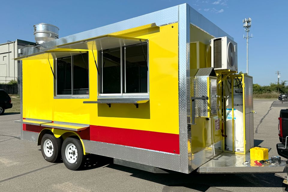 Food trailer exterior