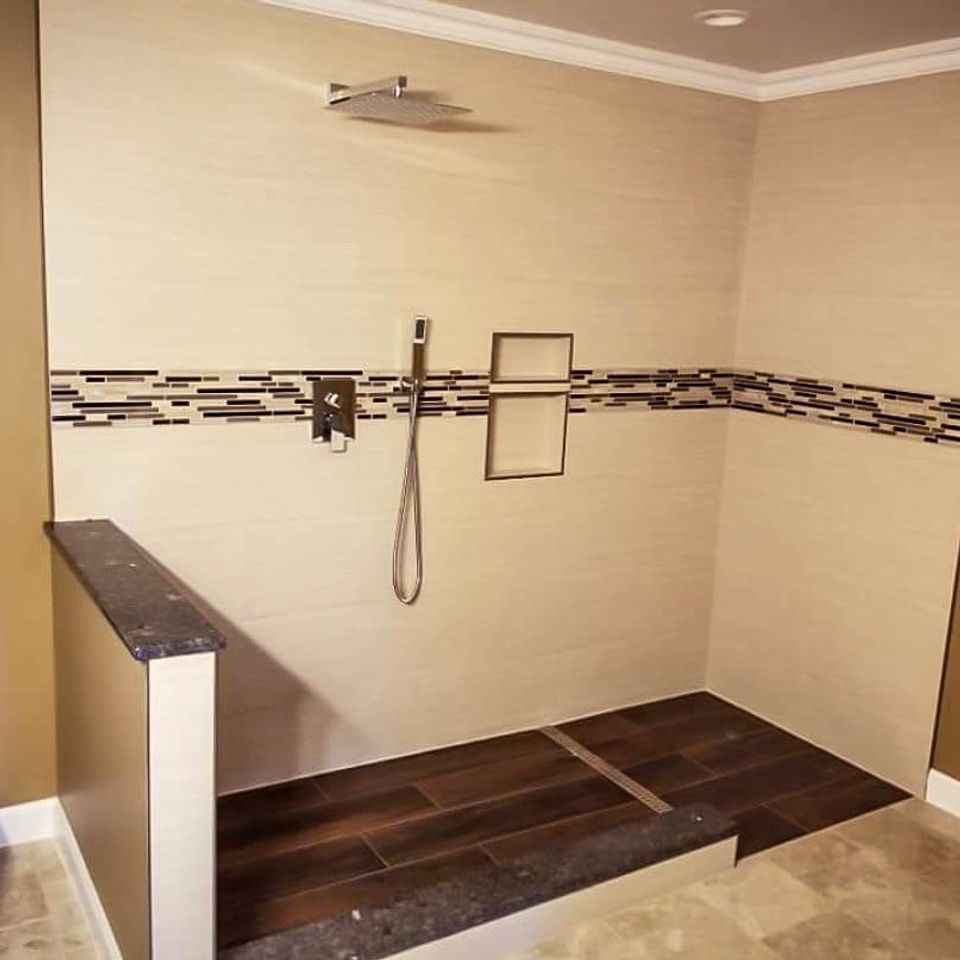 Shower remodel johnsoncity