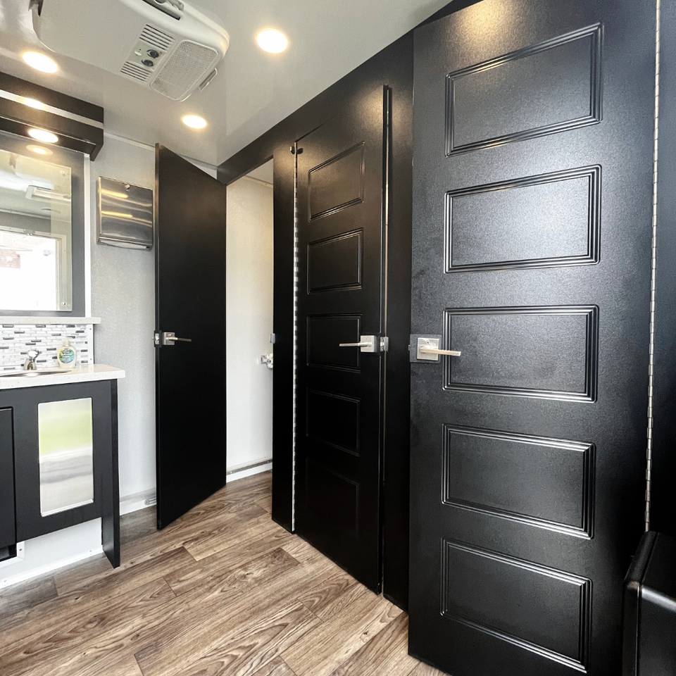 Restroom Trailer Interior