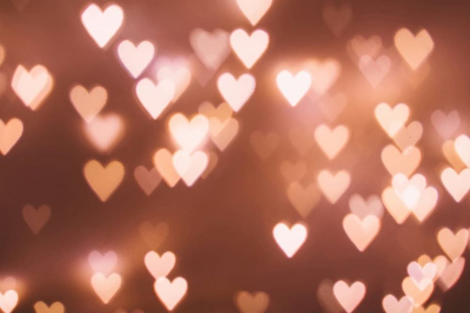 Shimmering hearts 