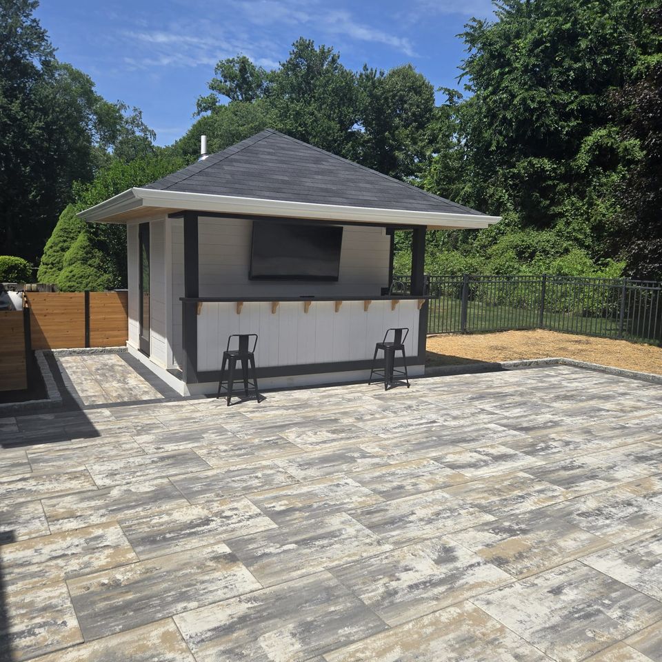 Outdoor bathroom after