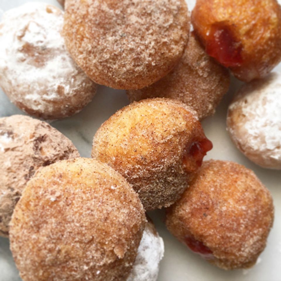 Hanukkah recipe donut holes