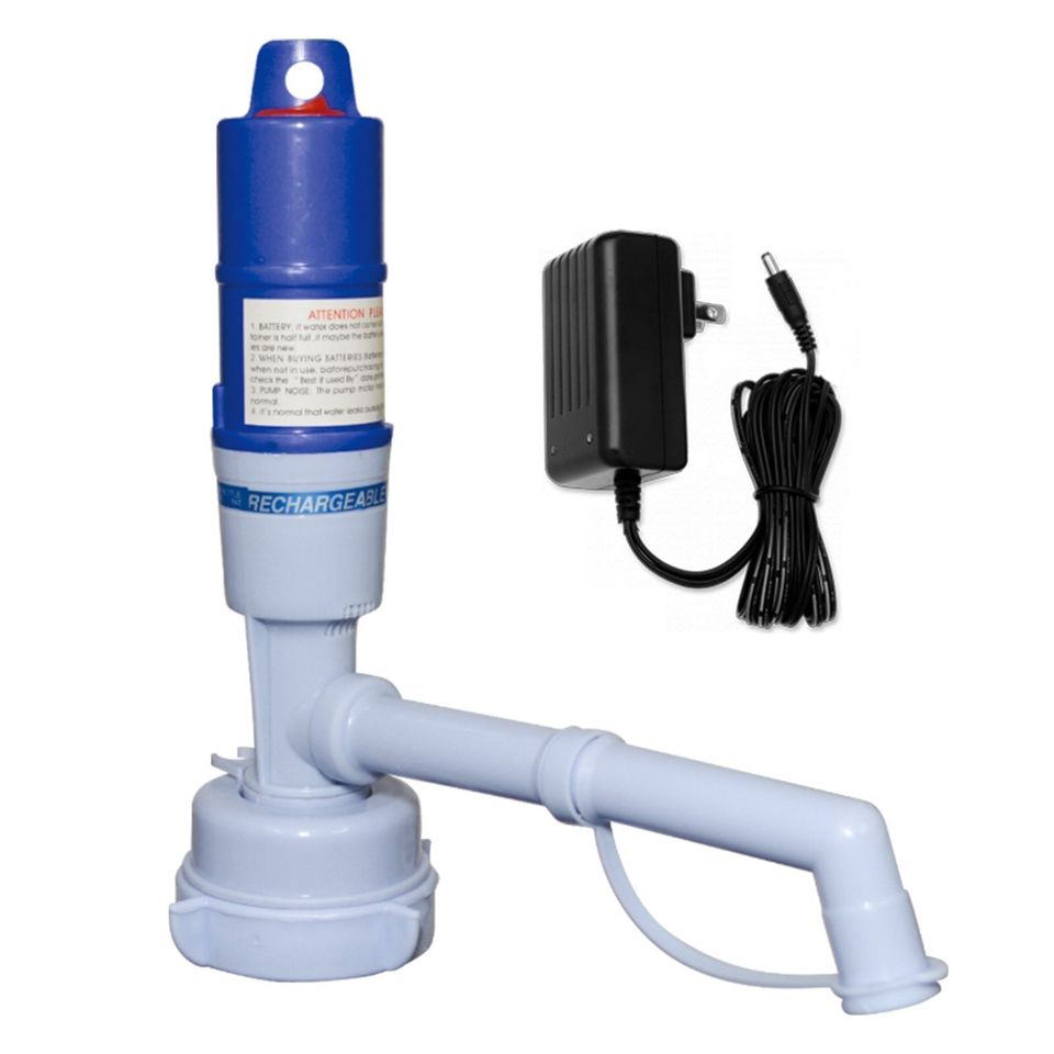 Chargeable electric water pump for 3 and 5 gallon bottles